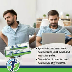 Charak Go365 Ointment For Joint & Muscular Pain,For Back Pain,Neck & Shoulder Pain,Sprains & Stiffness Each 30 Gm(Pack Of 2)