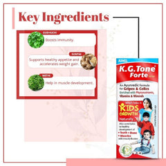Aimil Ayurvedic K.G.Tone Forte For Kids Growth And Immunity Booster Syrup 100 ml