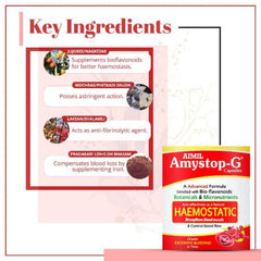 Aimil Ayurvedic Amystop G Supplement For Women Strengthens Blood 20 Capsule