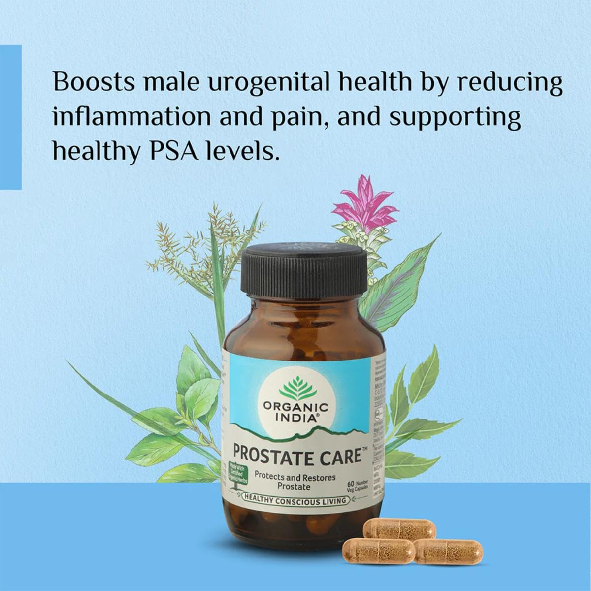 Organic India Prostate Care Capsules