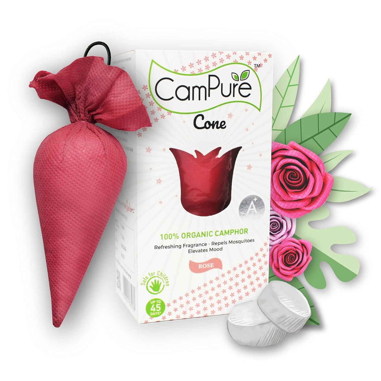 Mangalam CamPure Camphor Cone Original,Rose,Jasmine,Sandalwood,Bhimseni,Lavender & Mogra