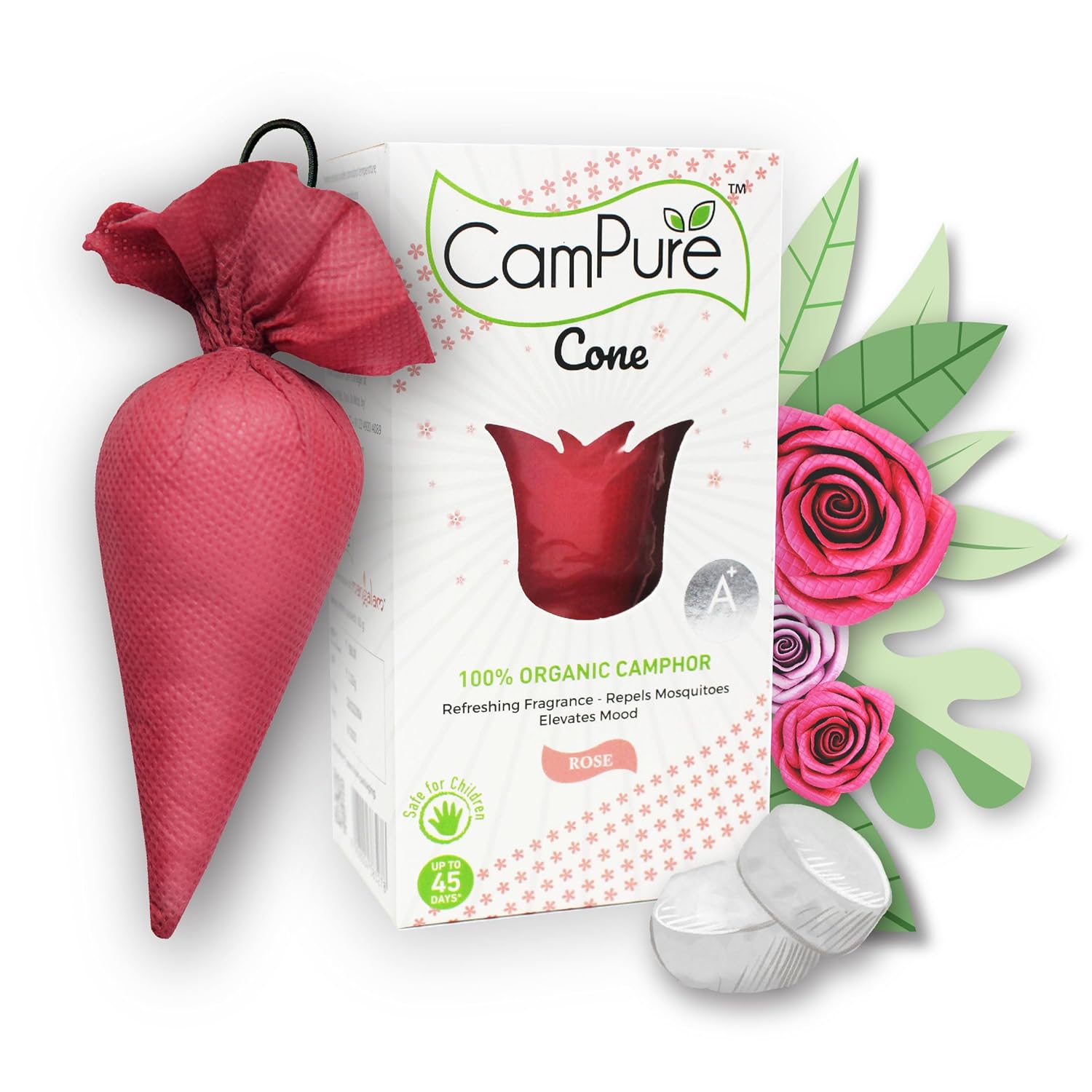 Mangalam CamPure Camphor Cone Original,Rose,Jasmine,Sandalwood,Bhimseni,Lavender & Mogra