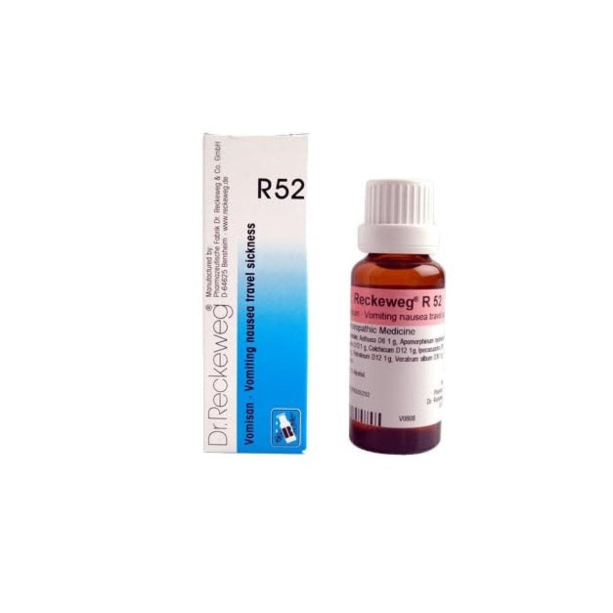 Dr. Reckeweg Homöopathie R52 Reisekrankheit Tropfen 22 ml