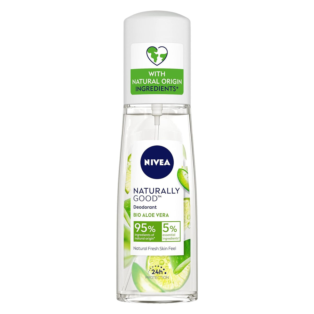 Nivea Naturally Good Deodorant Bio Grüner Tee &amp; Bio Aloe Vera für Frauen 75 ml