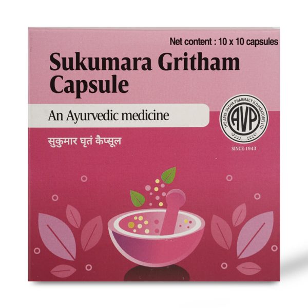 AVP Ayurvedic Sukumara Ghritam Gritham Capsules