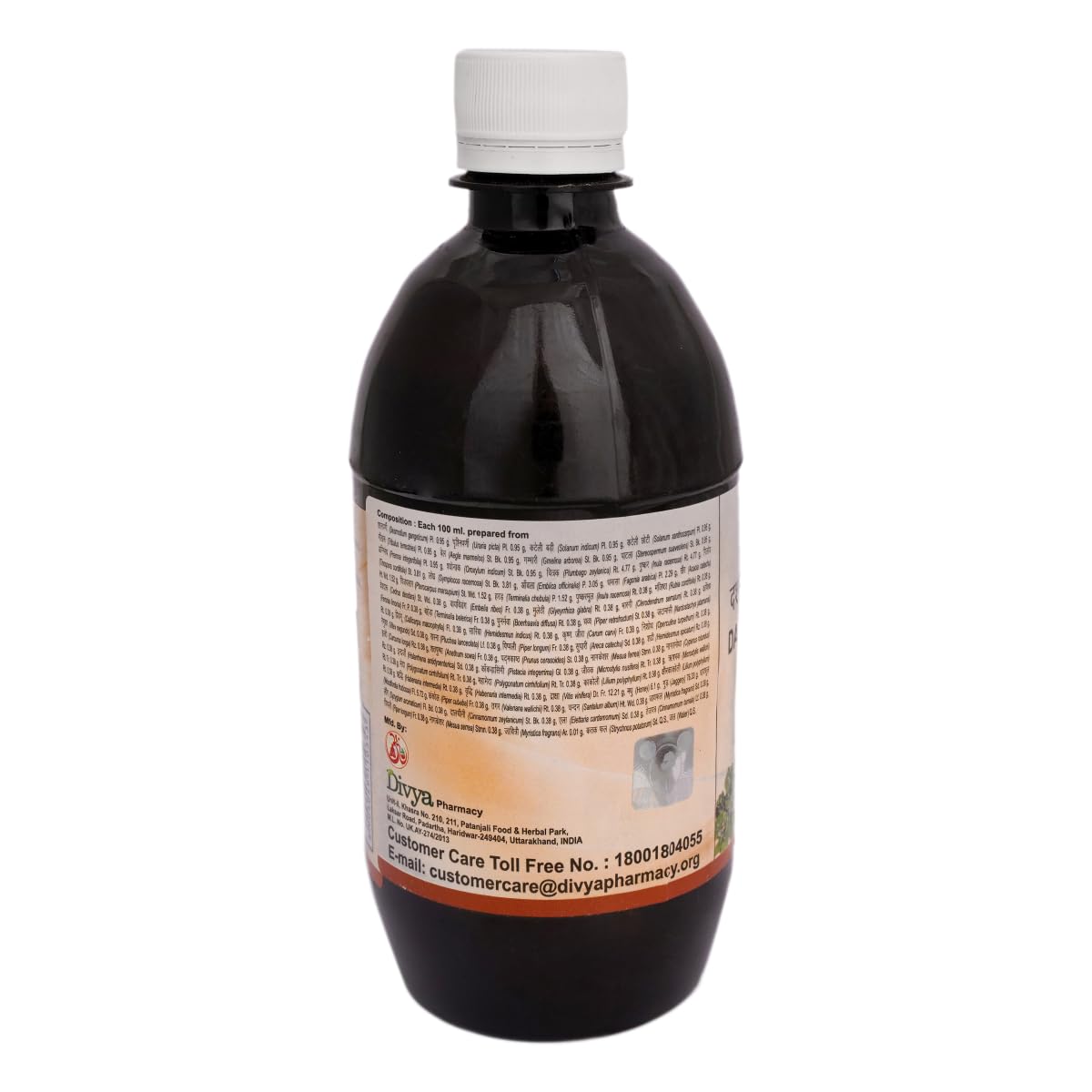 Patanjali Divya Dashmularishta Flüssigkeit 450ml