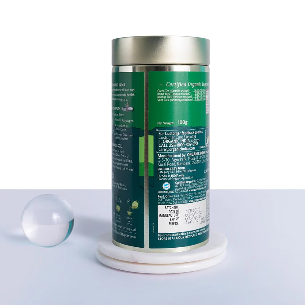 Organic India Tulsi Green Tea Classic