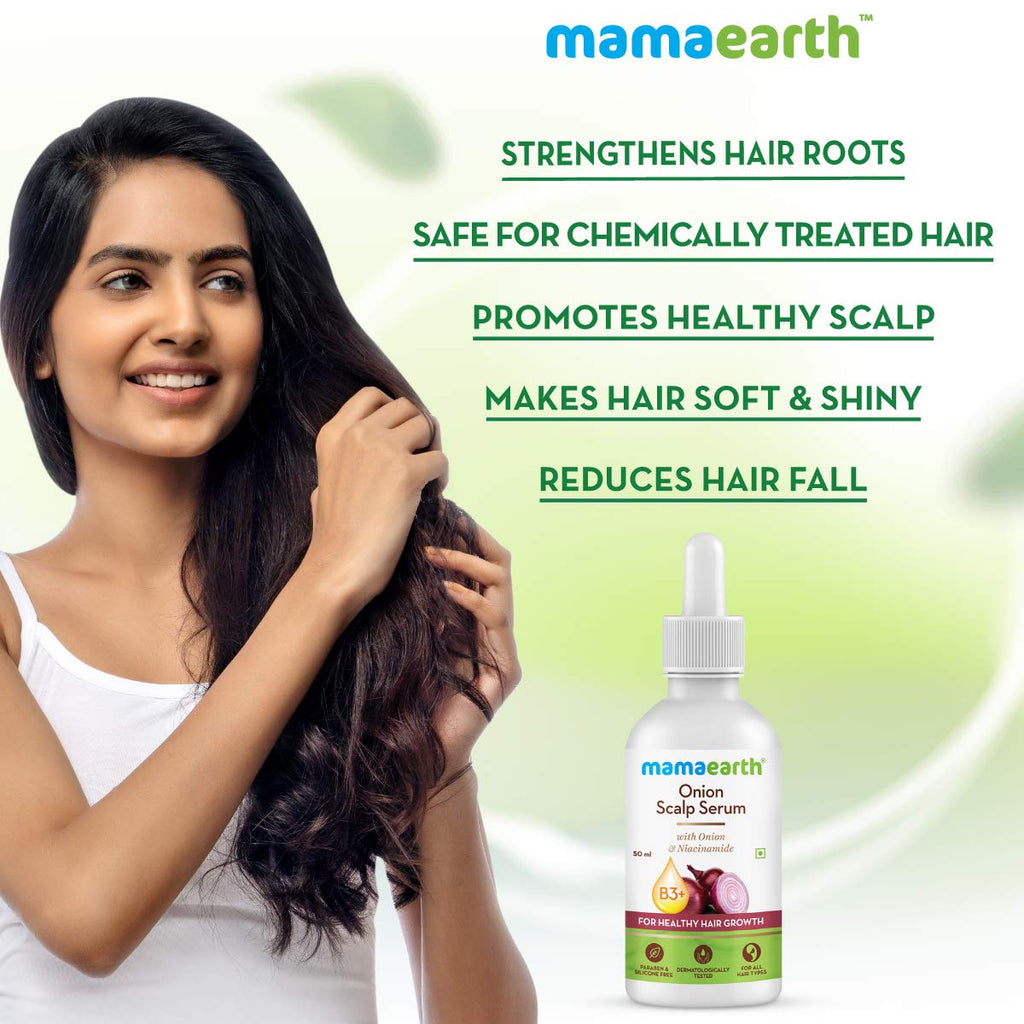 Mamaearth Onion Scalp Serum with Onion and Niacinamide 50ml