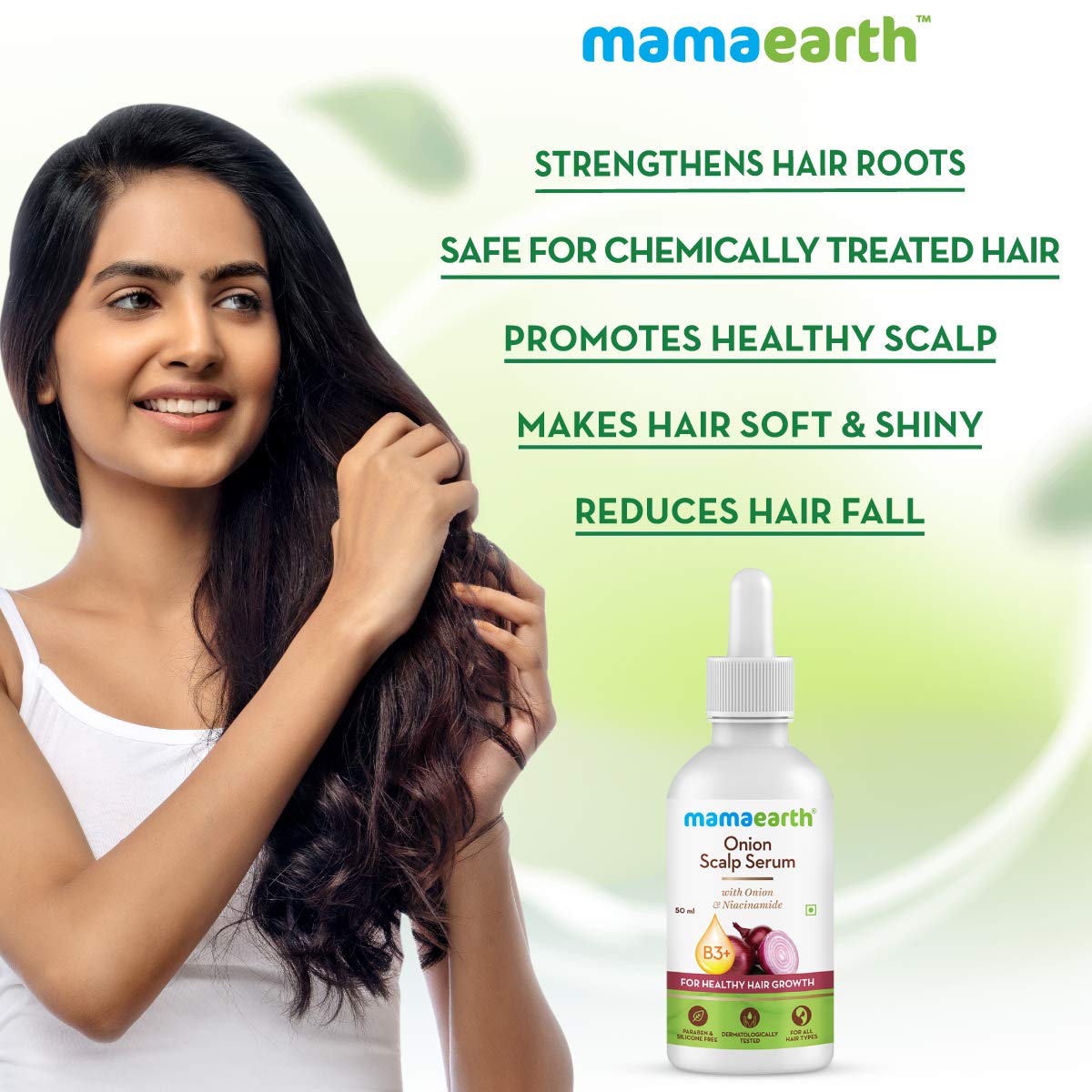 Mamaearth Onion Scalp Serum with Onion and Niacinamide 50ml