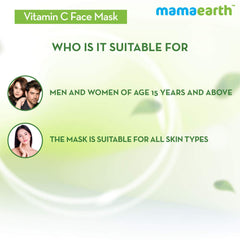 Mamaearth Vitamin C Face Mask With Vitamin C and Kaolin Clay for Skin Illumination 100g