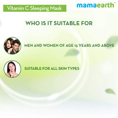 Mamaearth Vitamin C Sleeping Mask with Aloe Vera for Skin Illumination 100g