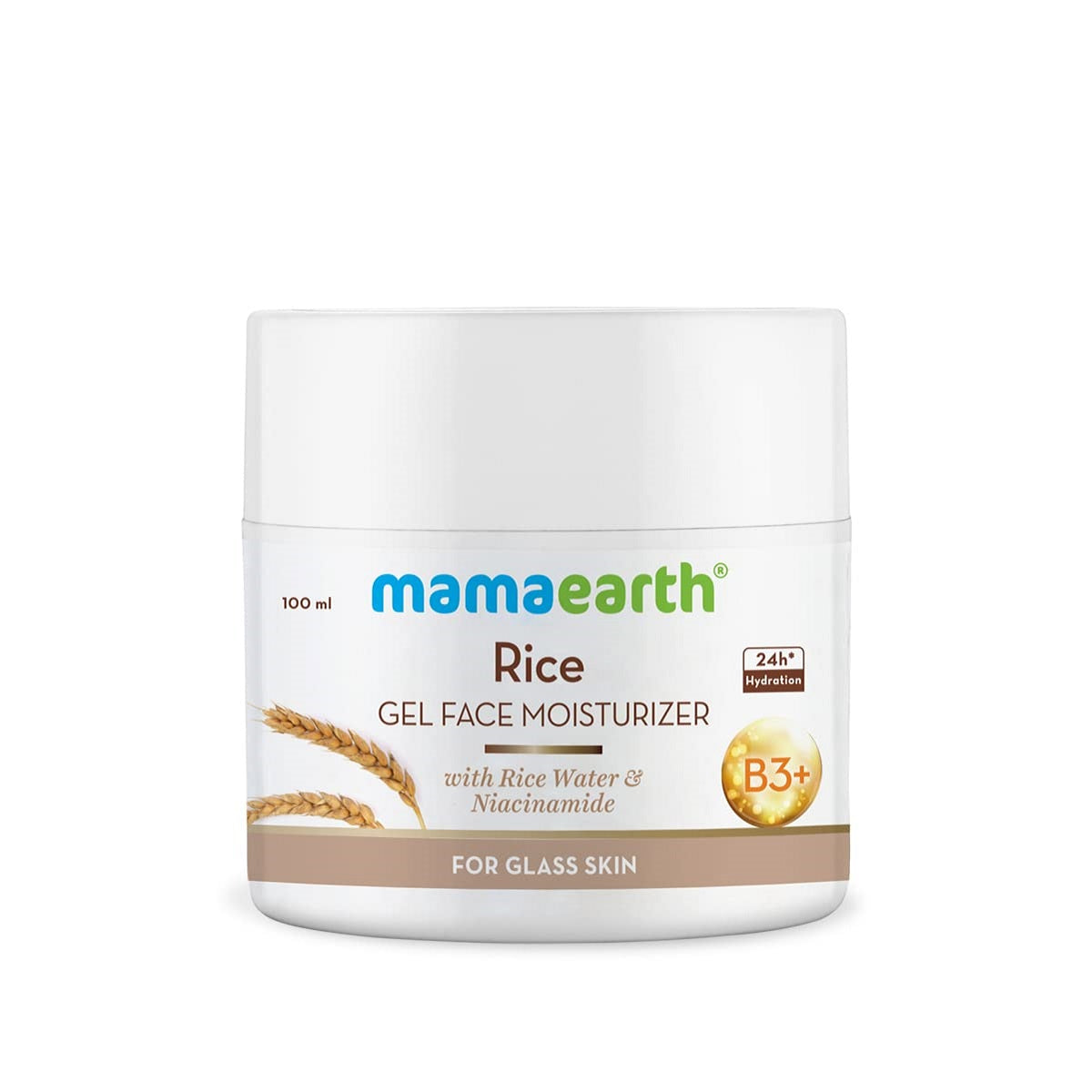 Mamaearth Rice Gel Face Moisturizer With Rice Water & Niacinamide for Glass Skin 100ml