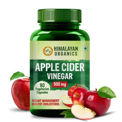 Himalayan Organics Apfelessig-Ergänzung zur Entgiftung des Körpers und unterstützt die Verdauungsgesundheit, 90 vegetarische Kapseln