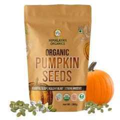 Himalayan Organics Certified Organic Pumpkin Seeds Rich in Fiber & Minerals Helps in Peaceful Sleep & Healthy Muscles 200g