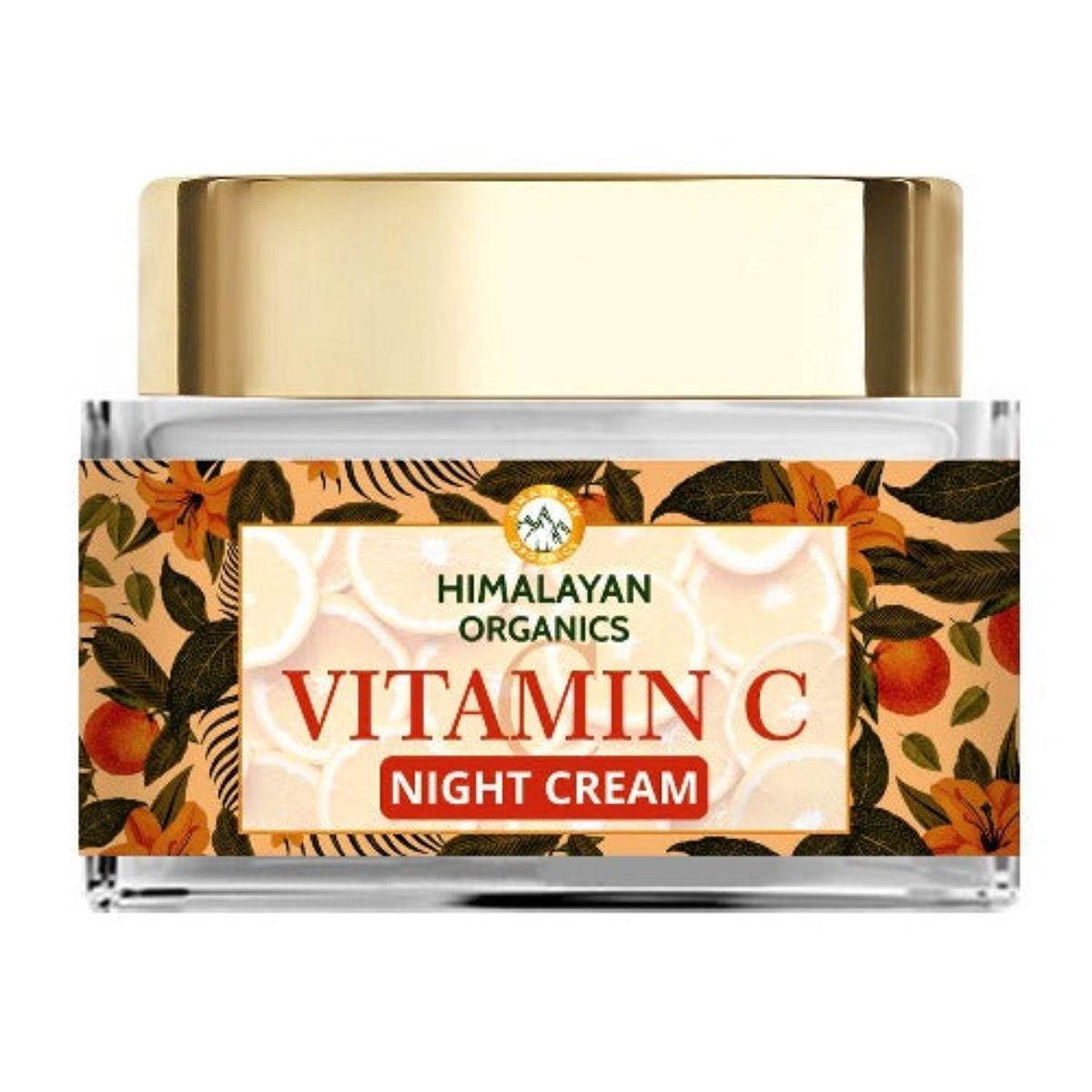 Himalayan Organics Vitamin C Nachtcreme mit Hyaluronsäure, Anti-Pigmentierung und hautaufhellende Nachtcreme, 50 ml