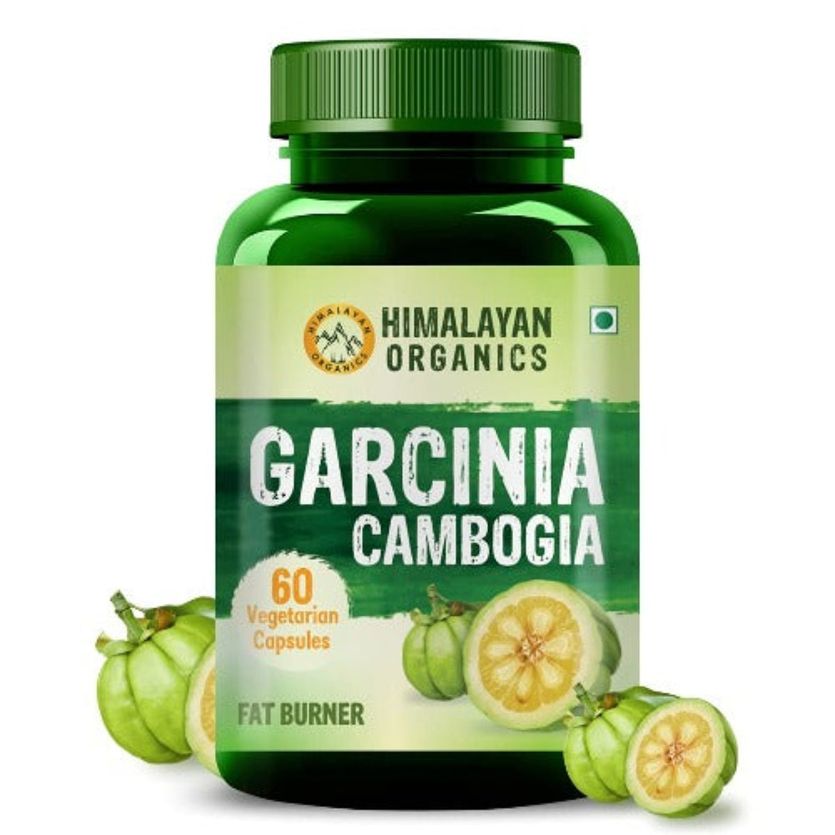 Himalayan Organics Garcinia Cambogia Nahrungsergänzungsmittel zur Gewichtskontrolle, 60 vegetarische Kapseln