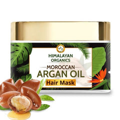 Himalayan Organics Haarmaske mit marokkanischem Arganöl und Bhringraj, 200 ml
