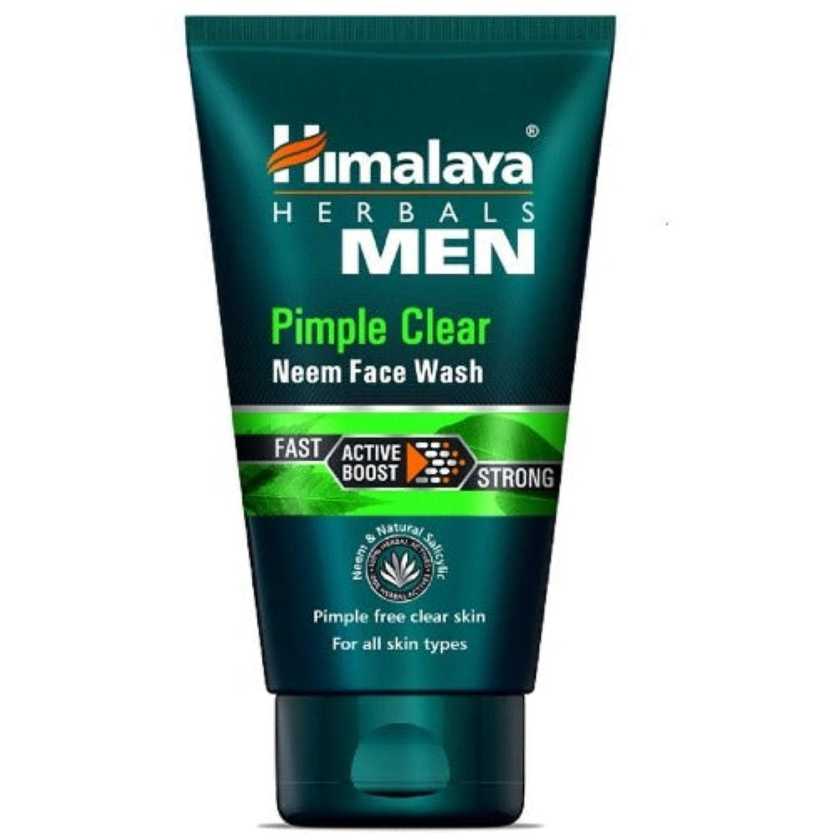 Himalaya Herbal Ayurvedic Personal Care Men Pimple Clear Neem Fast And Strong Action On Pimples Face Wash Liquid