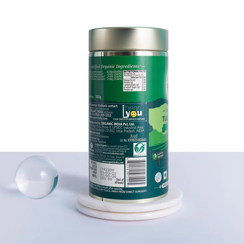 Organic India Tulsi Green Tea Classic