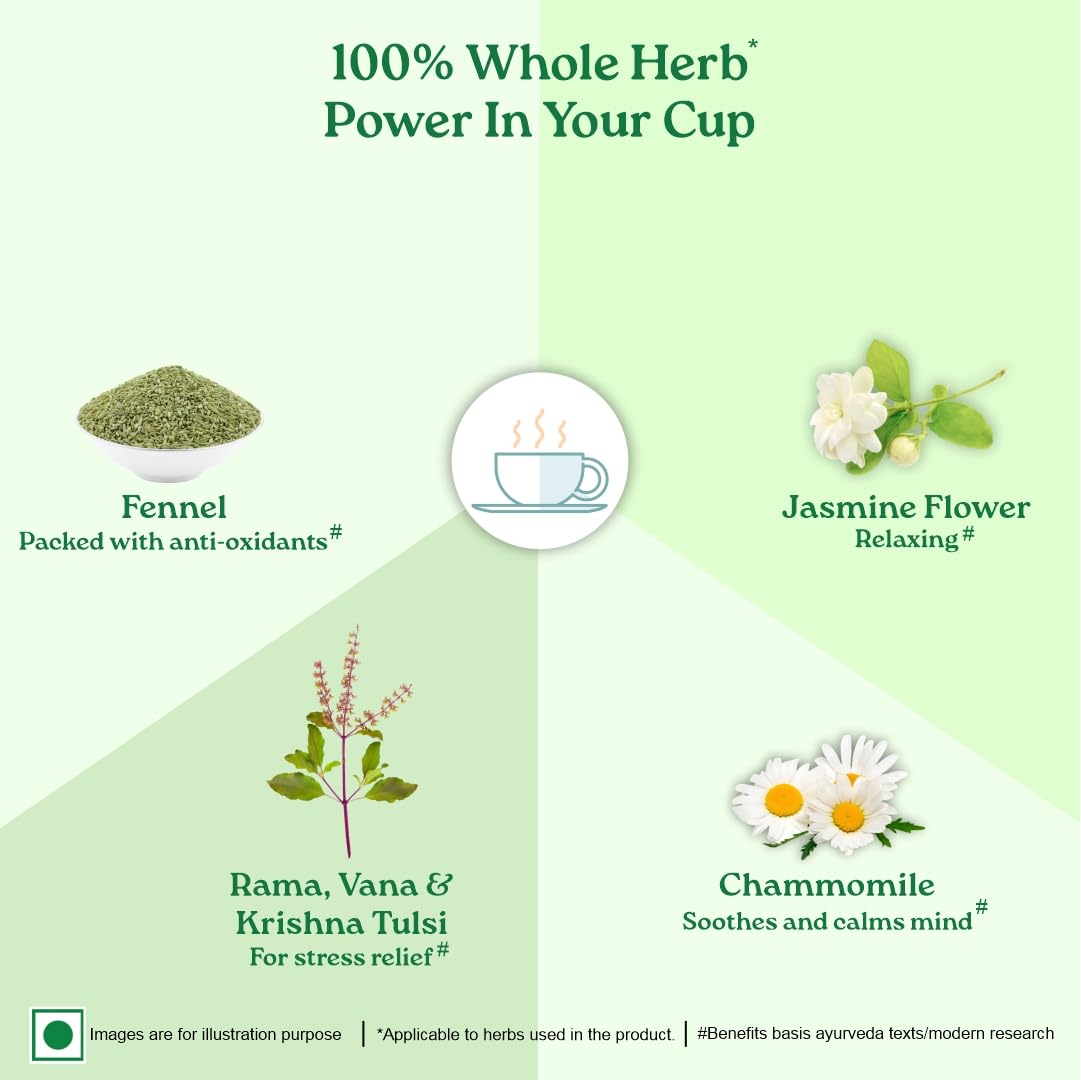 Organic India Tulsi Green Tea Jasmine 25 Infusion Bag