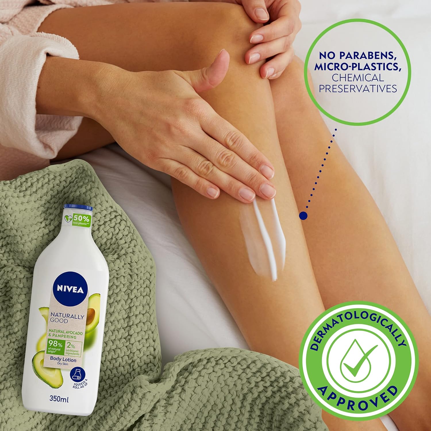 Nivea Naturally Good Natural Avocado Pampering Body Lotion