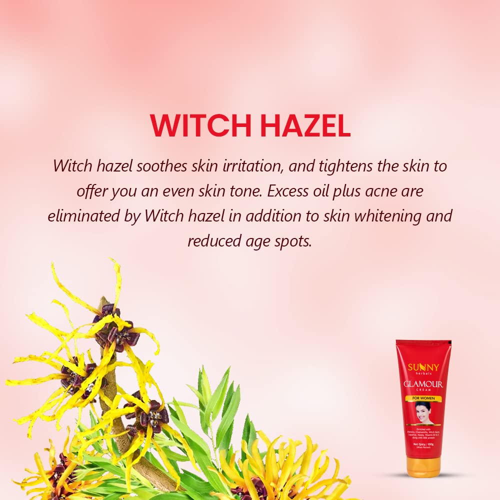 Bakson's Sunny Herbals Glamour – Für glatte und geschmeidige Haut für Frauen – Lässt Sie strahlen – Hautpflegecreme, 100 g