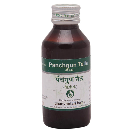 Dhanvantari Ayurvedic Panchgun Taila Useful In Arthritis,Wound Healing & Pain Oil