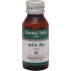 Dhanvantari Ayurvedic Karanj Taila Nützlich bei Hautkrankheiten Öl