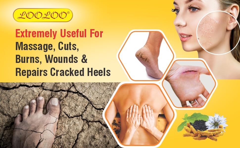 LooLoo Ayurvedic Oleo Hayat Herbal Massage Oil