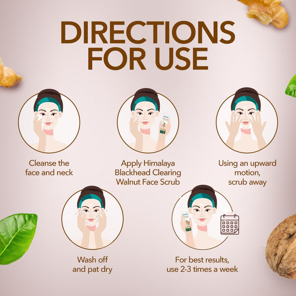 Himalaya Herbals Mitesser-Clearing-Walnuss-Gesichtspeeling