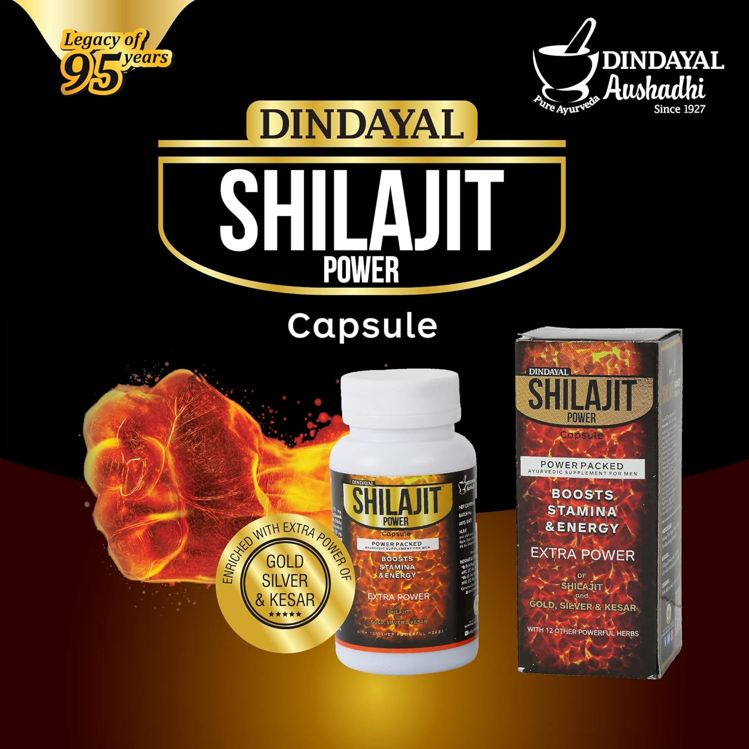 Dindayal Ayurvedic Shilajit Power Capsule