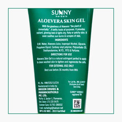 Bakson's Sunny Herbals Aloe Vera Skin mit Aloe Vera für gesunde Hautpflege, Gel, 100 g