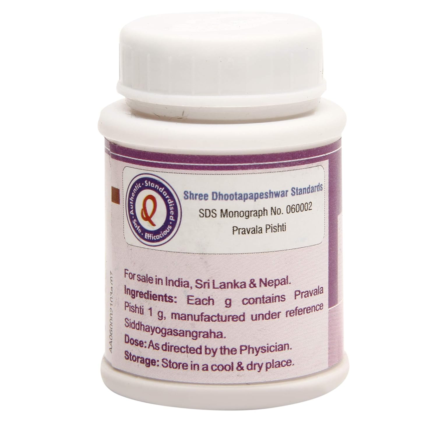 Dhootapapeshwar Ayurvedic Pravala Pishti Tablet & Powder