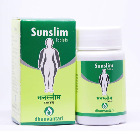 Dhanvantari Ayurvedic SunSlim Useful In Obesity Tablet