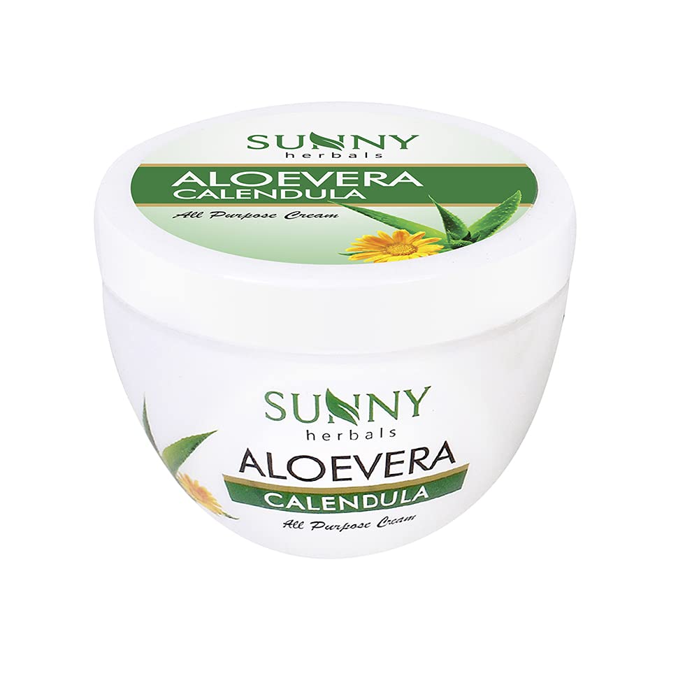 Bakson's Sunny Herbals Aloe Vera Calendula mit Allzweck-Hautpflegecreme
