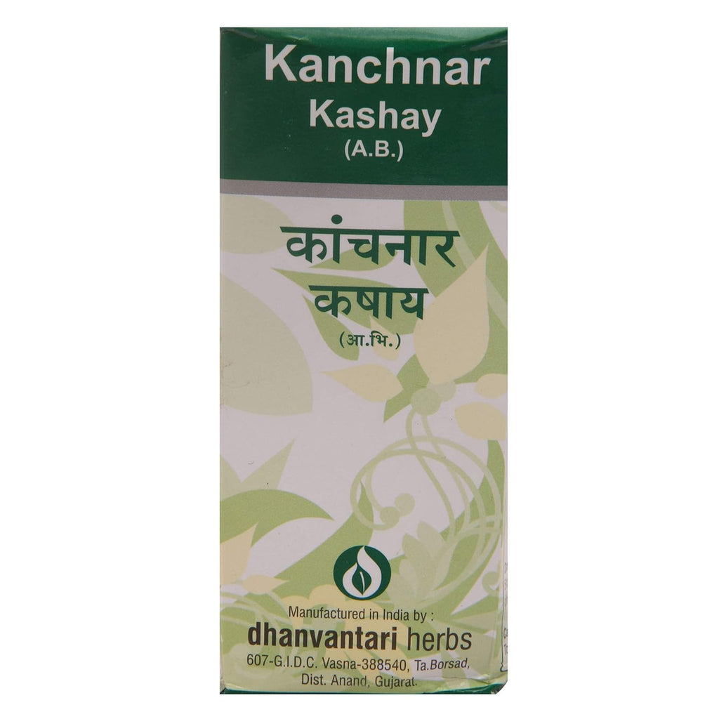Dhanvantari Ayurvedic Kanchnar Kashay Nützlich bei Tumoren und Lymphadenitis Flüssigkeit