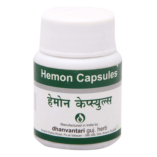 Dhanvantari Ayurvedic Hemon Nützlich zur Erhöhung des Hämoglobinspiegels Kapseln