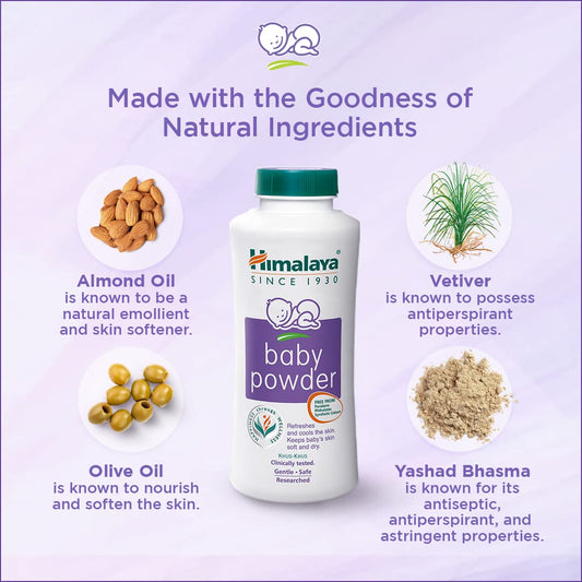 Порошок Himalaya Herbal Ayurvedic Baby Care для сохранения прохлады и свежести