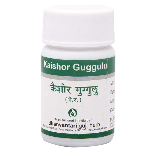 Dhanvantari Ayurvedic Kaishor Guggulu Useful In Leprosy & Gout Tablet