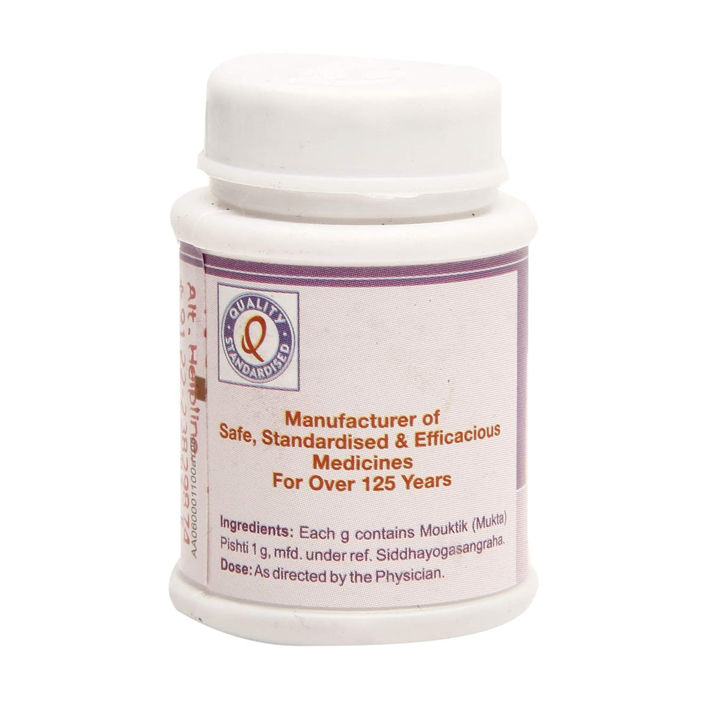 Dhootapapeshwar Ayurvedisches Mouktik (Mukta) Pishti-Pulver