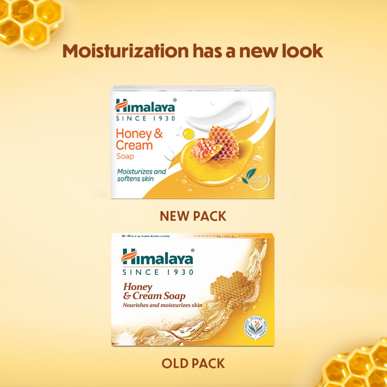 Himalaya Honey & Cream Moisturizes And Softes Skin Soap