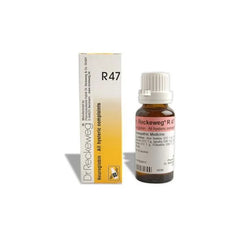 Dr Reckeweg Homoeopathy R47 All Hysteric Complaints Drops 22 ml