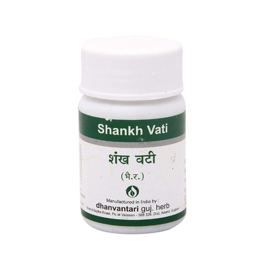 Dhanvantari Ayurvedic Shankh Vati Useful In Gastric Pain & Indigestion Tablet