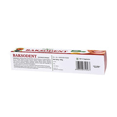 Bakson's Sunny Herbals Baksodent Oral Care With Antibacterial Action Toothpaste Opaque 100G