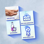 Bakson's Sunny Herbals Fußcreme mit Aloe Vera und Sarsaparille, feuchtigkeitsspendend, weiche Füße, 100 g