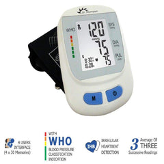 Dr. Morepen BP09 Fully Automatic Blood Pressure Monitor (White)