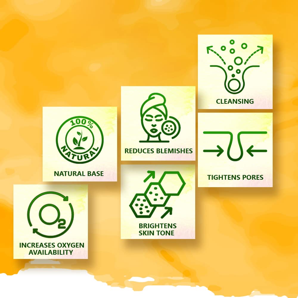 Bakson's Sunny Herbals Mud With Aloevera,Neem,Tulsi & Lemon For Radiant Skin Care Pack 150gm