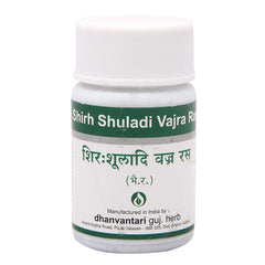 Dhanvantari Ayurvedic Shirh Shuladi Vajra Ras Useful In All Types Of Headache Tablet