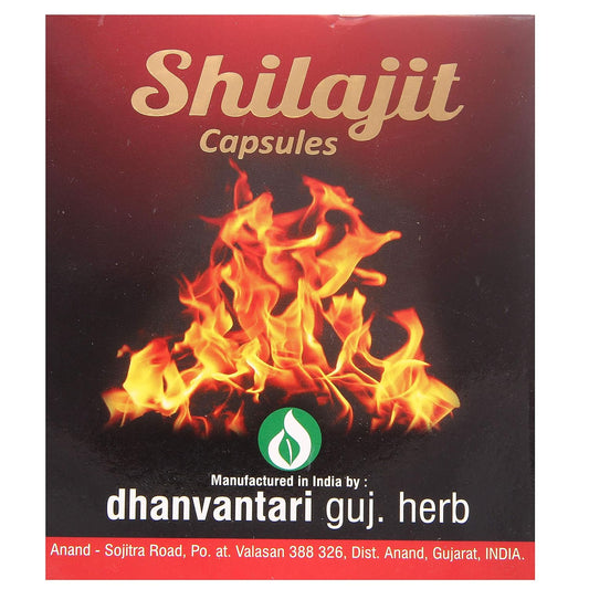 Dhanvantari Ayurvedic Shilajit General Tonic Capsules