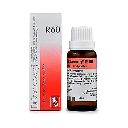 Dr Reckeweg Homoeopathy R60 Blood Purifier Drops 22 ml